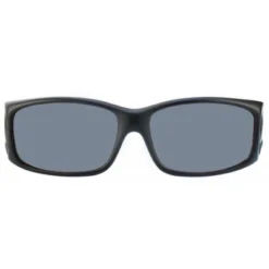 Jonathan Paul Fitovers Razor Small S Unisex Designer Fitover Sunglasses Wear Over Rx/Presciption Eyeglasses, Polarized Polarvue Gray