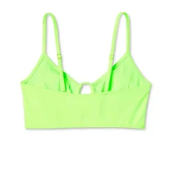 Women's Lace-Up Longline Bikini Top - Wild Fable™ Neon Green -Women Fashion GUEST 0cb4703c 39b1 4daa ae4c 68432ddeb422