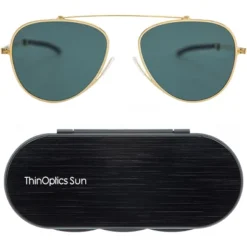 ThinOptics Mountain View Aviator Sunglasses With Aluminum Case 14 ThinOptics Mountain View Aviator Sunglasses With Aluminum Case -Women Fashion GUEST 0e12f8ee 5c81 4e60 b775 8114a8d5354b
