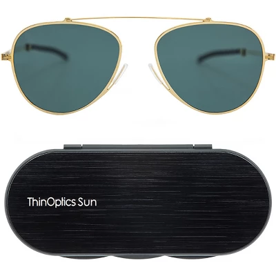 ThinOptics Mountain View Aviator Sunglasses With Aluminum Case 8 ThinOptics Mountain View Aviator Sunglasses With Aluminum Case - Image 6