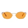 Prada PR 65ZS ZVN02Z Womens Oval Sunglasses Pale Gold 55mm