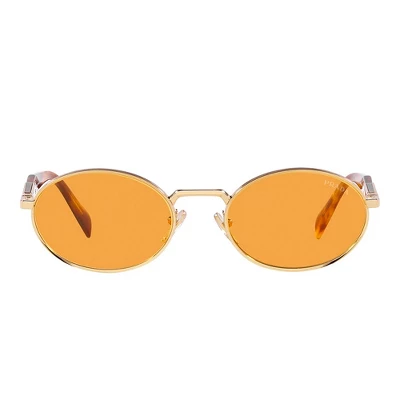 Prada PR 65ZS ZVN02Z Womens Oval Sunglasses Pale Gold 55mm 3 Prada PR 65ZS ZVN02Z Womens Oval Sunglasses Pale Gold 55mm