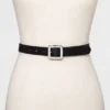 Women's Chunky Center Bar Belt - A New Day™ Black -Women Fashion GUEST 11afe8e8 6075 489d 89dd a7e18a341602