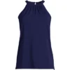 Lands' End Women's Light Weight Jersey Halter Neck Tank Top