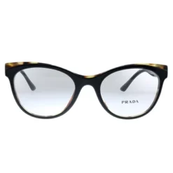 Prada PR 05WV 3891O1 Womens Butterfly Eyeglasses Blue Brown 53mm