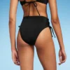 Women's Lace-Up High Waist High Leg Extra Cheeky Bikini Bottom - Shade & Shore™