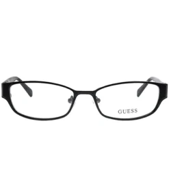 Guess GU 2412 Blk Unisex Rectangle Eyeglasses Black 52mm