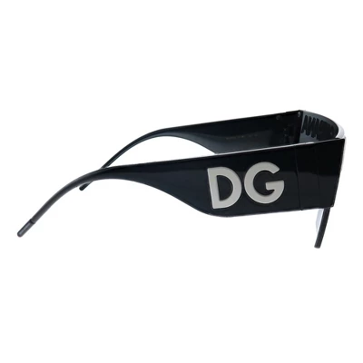 Dolce & Gabbana DG 2233 01/87 Unisex Square Sunglasses Black 43mm 4 Dolce & Gabbana DG 2233 01/87 Unisex Square Sunglasses Black 43mm - Image 2