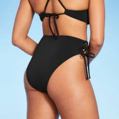 Women's Lace-Up High Waist High Leg Extra Cheeky Bikini Bottom - Shade & Shore™ -Women Fashion GUEST 23bcd8f0 3707 4f16 a1fa 55f55a4025a2
