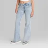 Women's High-Rise Flare Jeans - Wild Fable™ Light Wash -Women Fashion GUEST 2506a437 61e4 44ae 9c2b 04d546984524