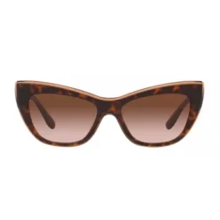 Dolce & Gabbana DG 4417 325613 Womens Cat-Eye Sunglasses Havana/Transparent Brown 54mm