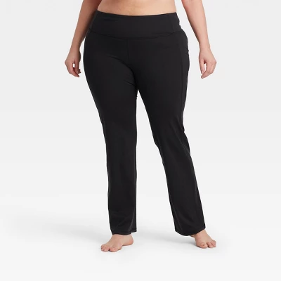 Women's Contour Power Waist Mid-Rise Straight Leg Pants - All In Motion™ 9 Women's Contour Power Waist Mid-Rise Straight Leg Pants - All In Motion™ - Image 7