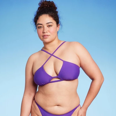 Women's Cut Out Cross Front Bralette Bikini Top - Wild Fable™ 12 Women's Cut Out Cross Front Bralette Bikini Top - Wild Fable™ - Image 10