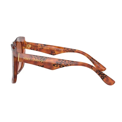 Dolce & Gabbana DG 4414 338013 Womens Square Sunglasses Havana 54mm 4 Dolce & Gabbana DG 4414 338013 Womens Square Sunglasses Havana 54mm - Image 2