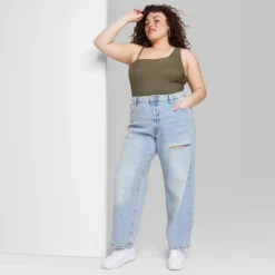 Women's High-Rise 90's Relaxed Slashed Straight Jeans - Wild Fable™ Light Wash 9 Women's High-Rise 90's Relaxed Slashed Straight Jeans - Wild Fable™ Light Wash -Women Fashion GUEST 40412feb cf46 4ffc 8d44 02e1b641df60