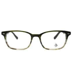 Original Penguin The Clyde OL Unisex Rectangle Eyeglasses Olive Gradient 50mm