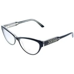 Swarovski 003 Womens Cat-eye Eyeglasses Black 53mm