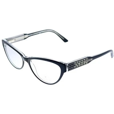 Swarovski 003 Womens Cat-eye Eyeglasses Black 53mm 3 Swarovski 003 Womens Cat-eye Eyeglasses Black 53mm
