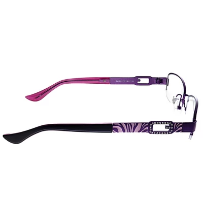Guess GU 2290 PUR Womens Semi-Rimless Eyeglasses Purple 52mm 4 Guess GU 2290 PUR Womens Semi-Rimless Eyeglasses Purple 52mm - Image 2