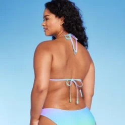 Women's Triangle Bikini Top With Shell Charm - Wild Fable™ -Women Fashion GUEST 678982d3 8a26 4610 8c5d a657994a90de