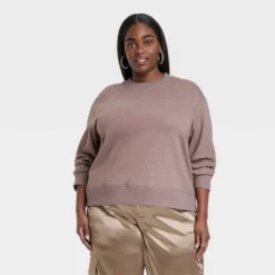 Women's Jeweled Pullover Sweatshirt - A New Day™ 21 Women's Jeweled Pullover Sweatshirt - A New Day™ -Women Fashion GUEST 6a3c629d 3cbf 44c9 8be6 5b0ab8a4707d