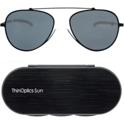 ThinOptics Mountain View Aviator Sunglasses With Aluminum Case 15 ThinOptics Mountain View Aviator Sunglasses With Aluminum Case -Women Fashion GUEST 6d73cb91 9f37 44bd a300 216b3ef72a7a