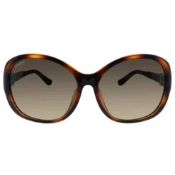 Salvatore Ferragamo SF 744SLA 214 Womens Butterfly Sunglasses Tortoise 59mm