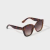 Women's Oversized Cateye Tortoise Shell Butterfly Sunglasses - A New Day™ Assorted Browns: UV Protection, Recycled Frame -Women Fashion GUEST 6fd50943 9bbc 4a69 85e2 7095ffff0253