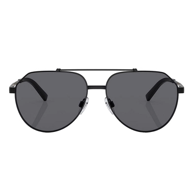 Dolce & Gabbana DG 2288 110681 Unisex Aviator Polarized Sunglasses Matte Black 59mm 3 Dolce & Gabbana DG 2288 110681 Unisex Aviator Polarized Sunglasses Matte Black 59mm