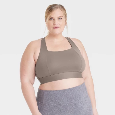 Women's Medium Support Square Neck Crossback Sports Bra - All In Motion™ 11 Women's Medium Support Square Neck Crossback Sports Bra - All In Motion™ - Image 9