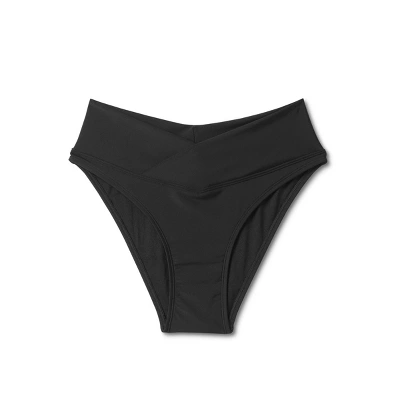 Women's Crossover High Leg Cheeky Mid-Rise Bikini Bottom - Wild Fable™ 7 Women's Crossover High Leg Cheeky Mid-Rise Bikini Bottom - Wild Fable™ - Image 5