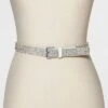 Women's Rhinestone Belt - Wild Fable™ White -Women Fashion GUEST 7f964599 a33b 4773 8d15 2267ee80b688