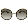Salvatore Ferragamo 238 Unisex Round Sunglasses Gold 52mm