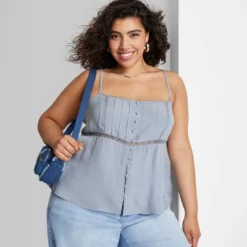 Women's Lace Trim Babydoll Cami - Wild Fable™ -Women Fashion GUEST 8cfa7058 5065 408c a88c bd2ba58f3a70