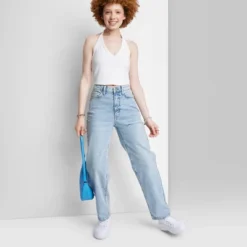 Women's High-Rise 90's Relaxed Slashed Straight Jeans - Wild Fable™ Light Wash 8 Women's High-Rise 90's Relaxed Slashed Straight Jeans - Wild Fable™ Light Wash -Women Fashion GUEST 98b5eb66 27b1 4604 a66d 1c3aac4ab20b