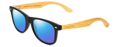 Coyote Woodie Polarized Sun OR Bi-Focal Sunglasses Black Brown Bamboo 3 Coyote Woodie Polarized Sun OR Bi-Focal Sunglasses Black Brown Bamboo