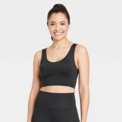 Women's Light Support Brushed Sculpt Bold Stitch Sports Bra - All In Motion™ -Women Fashion GUEST 9e00e048 0969 431f b2df ed859a6491d8