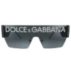 Dolce & Gabbana DG 2233 01/87 Unisex Square Sunglasses Black 43mm
