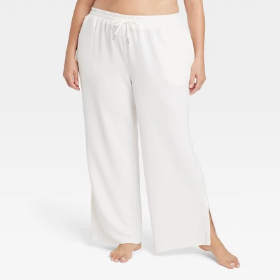 Women's Waffle Wide Leg Pants - All In Motion™ 8 Women's Waffle Wide Leg Pants - All In Motion™ - Image 6