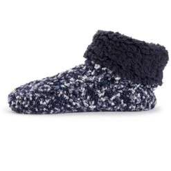 MUK LUKS Women's Popcorn Cuff Bootie Slippers -Women Fashion GUEST a935b3c2 2729 4c0d 87d8 e7ddd4eee8ba