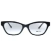Prada PR 03WV 1AB1O1 Womens Square Eyeglasses Black 53mm