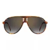 Carrera CA Champion65/N WR9_FQ Unisex Aviator Sunglasses Brown Havana 62mm