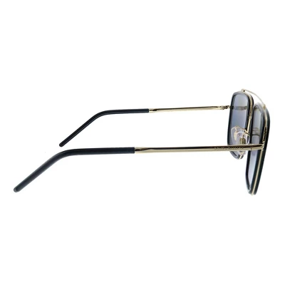 Dolce & Gabbana DG 2220 02/81 Unisex Square Polarized Sunglasses Gold Black 57mm 4 Dolce & Gabbana DG 2220 02/81 Unisex Square Polarized Sunglasses Gold Black 57mm - Image 2