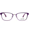 Guess GU 2550 076 Unisex Rectangle Eyeglasses Purple 52mm
