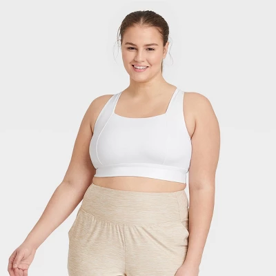 Women's Medium Support Square Neck Crossback Sports Bra - All In Motion™ 8 Women's Medium Support Square Neck Crossback Sports Bra - All In Motion™ - Image 6