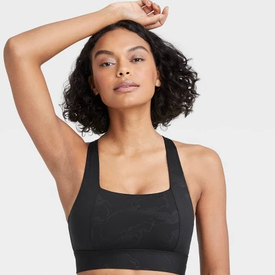 Women's Medium Support Square Neck Crossback Sports Bra - All In Motion™ 7 Women's Medium Support Square Neck Crossback Sports Bra - All In Motion™ - Image 5