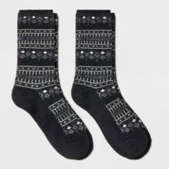 Women's 2pk Heavyweight Cushioned Fair Isle Crew Socks - All In Motion™ 4-10 -Women Fashion GUEST b6510942 16bc 4a1e 8e2b 39d14b7ddf8b