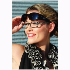 Jonathan Paul Fitovers Razor Small S Unisex Designer Fitover Sunglasses Wear Over Rx/Presciption Eyeglasses, Polarized Polarvue Gray -Women Fashion GUEST b7832178 95a9 4317 9a01 e7ee601d94bb