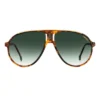 Carrera CA Champion65/N 0UC_9K Unisex Aviator Sunglasses Red Havana 62mm