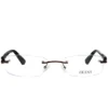 Guess GU 2557 049 Unisex Rimless Eyeglasses Brown 53mm